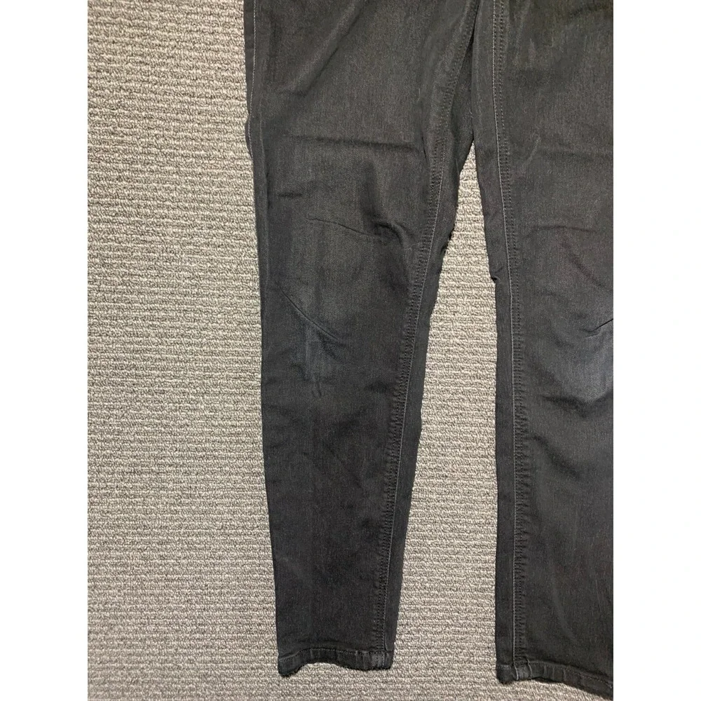 Free People Jasper Blackbird Straight Leg Black Crop Jeans Size 26 OB1051512